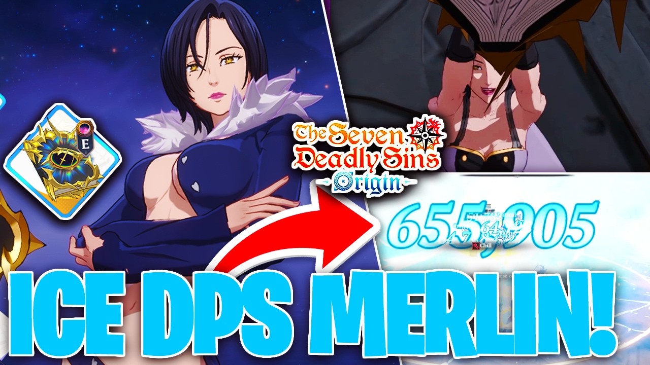 СИЛЬНЕЙШИЙ ЛЕДЯНОЙ ДД В ИГРЕ! МЕРЛИН ЗАМОРАЖИВАЕТ КОНКУРЕНТОВ! | 7DS: Origin