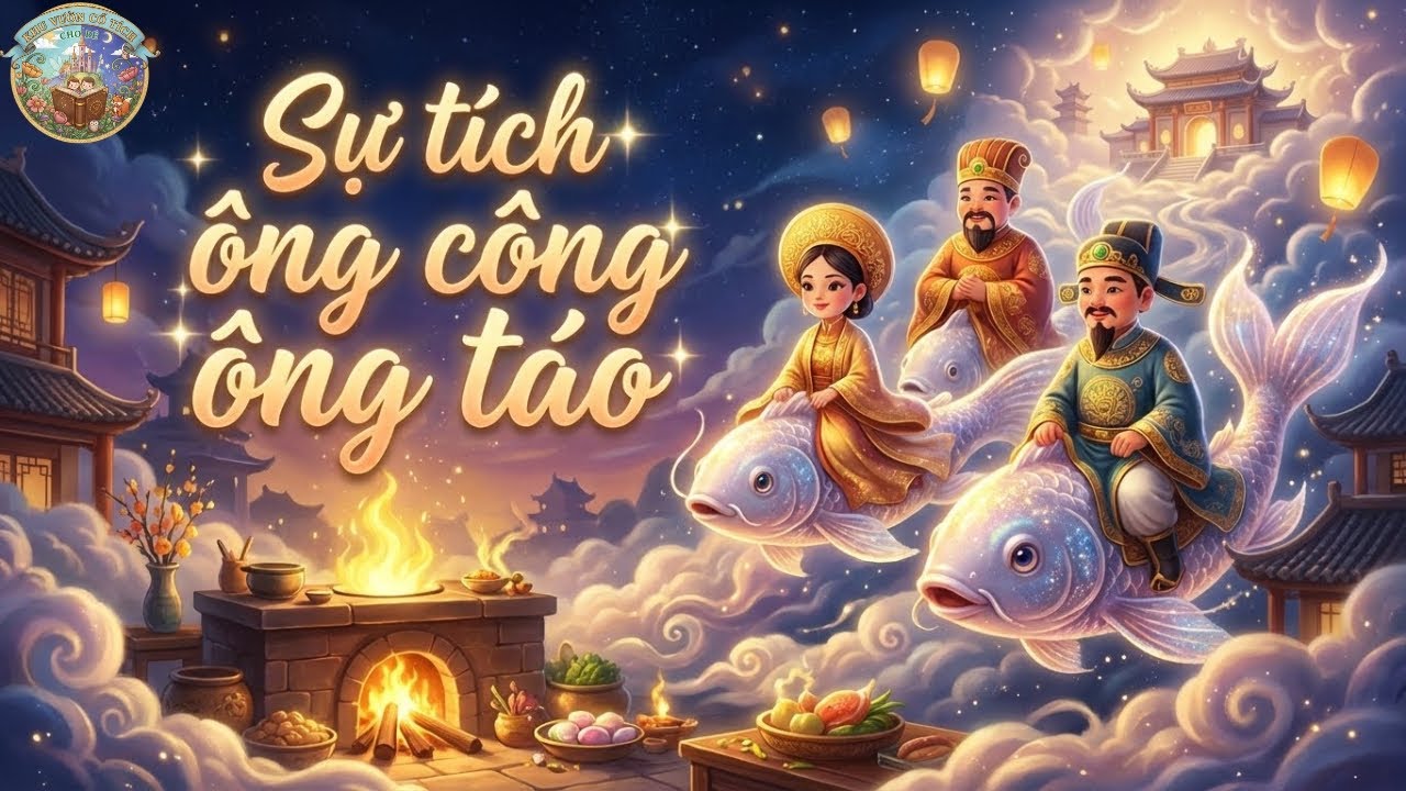 Truyện Cổ Tích Ông Công Ông Táo: Hé Lộ Bí Mật Về Vị Thần Mang Lại May Mắn Cho Gia Đình