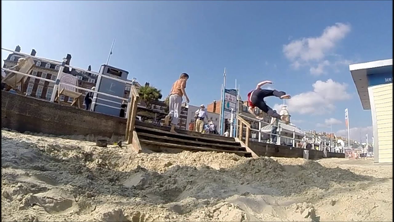 The beach