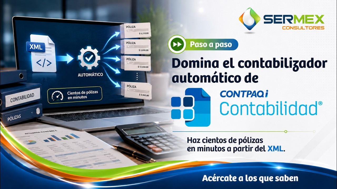 Nuevo CONTPAQi Contabilidad 12 (Cómo usar el nuevo contabilizador) ✅ Contabilizar XML en CONTPAQi