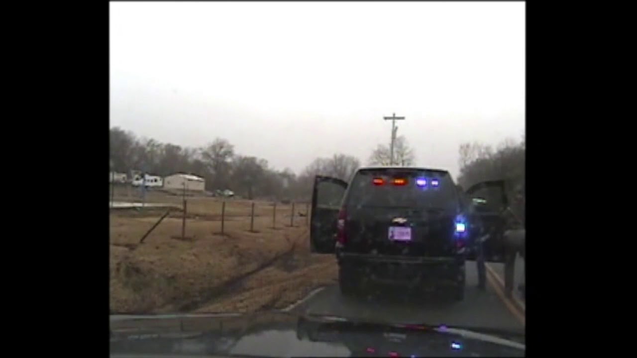 Eufala bank robbery pursuit - OHP dashcam video (2016-02-11)