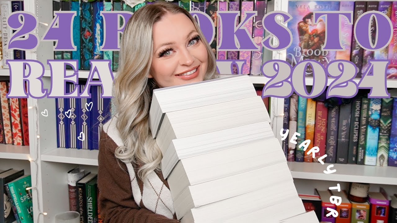 24 Books I want to read in 2024 📓🎧✨💜YEARLY TBR