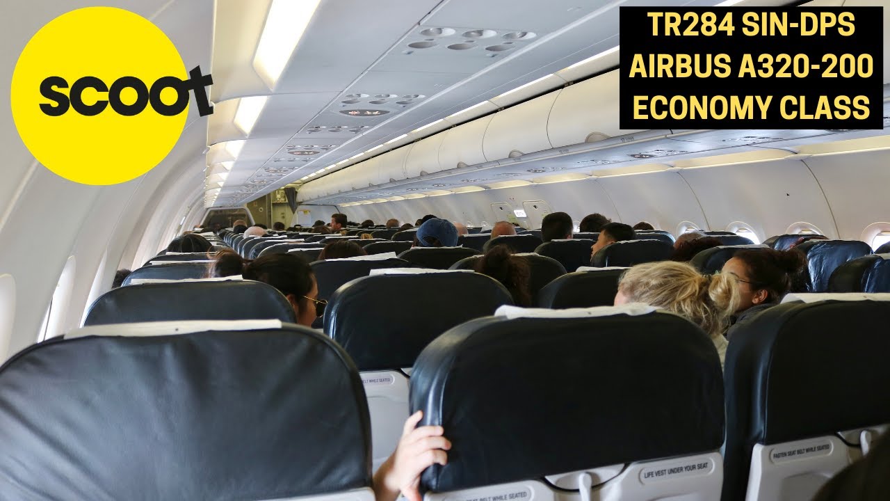 FLY SCOOT TR284 Singapore SIN ✈ Bali - Denpasar DPS (Airbus A320-200 Economy) Flight Report #29
