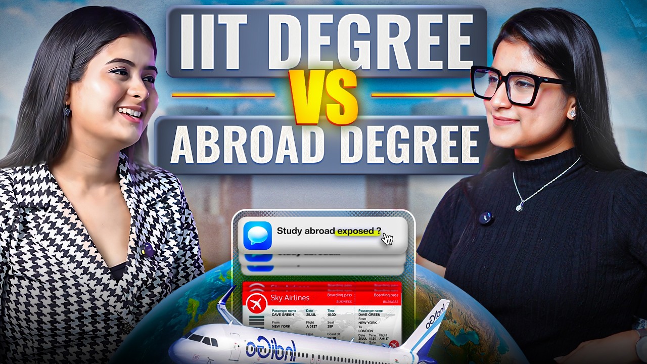IIT DEGREE vs Study Abroad | Honest Talk with Mayuri | Job, Degree & Masters