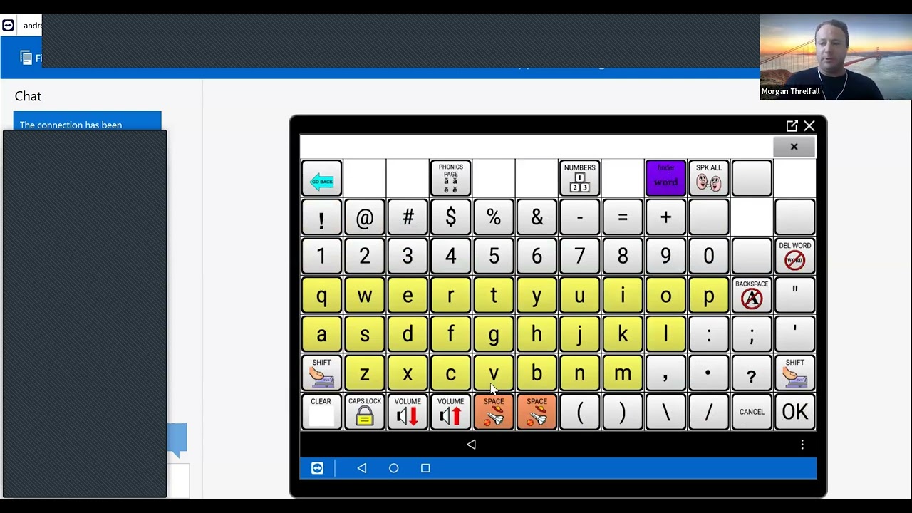 Technical Skills - LAMP words for life on the Liberator Rugged device