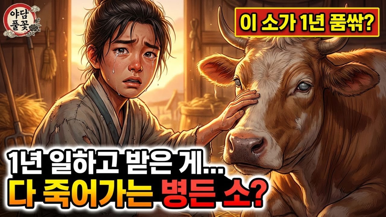 일년 품삯으로 '죽어가는 소' 받은 머슴, 3년 뒤 벌어진 충격 반전 | 설화 민담 조선 야담 오디오북
