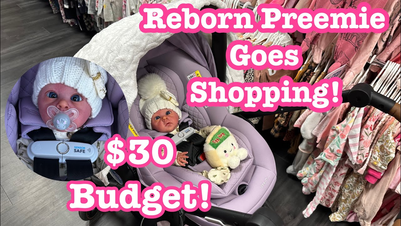 Малышка Реборн отправляется за покупками! OUAC Reborn Baby: прогулка + покупка!
