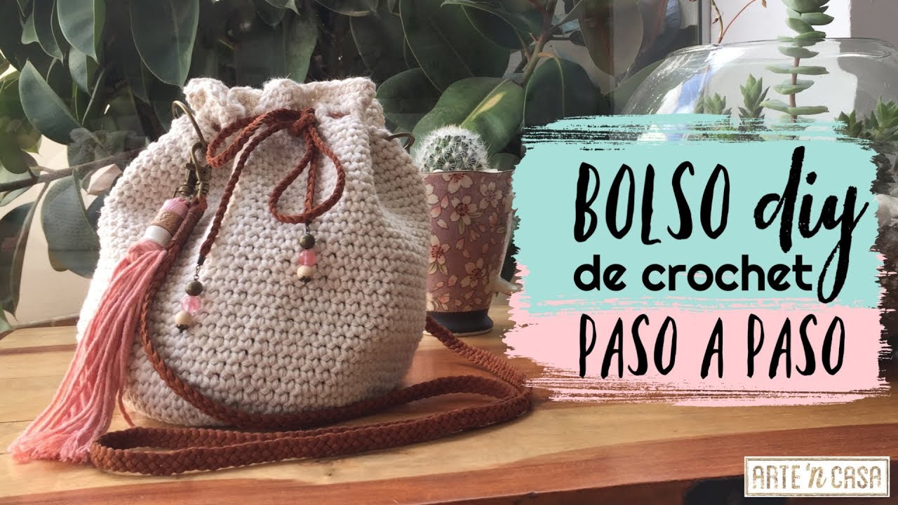 Bolso fácil de crochet paso a paso