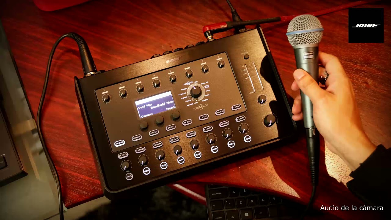 Bose ToneMatch T4S T8S Gain Staging y Preajustes de ToneMatch | Tutorial Español