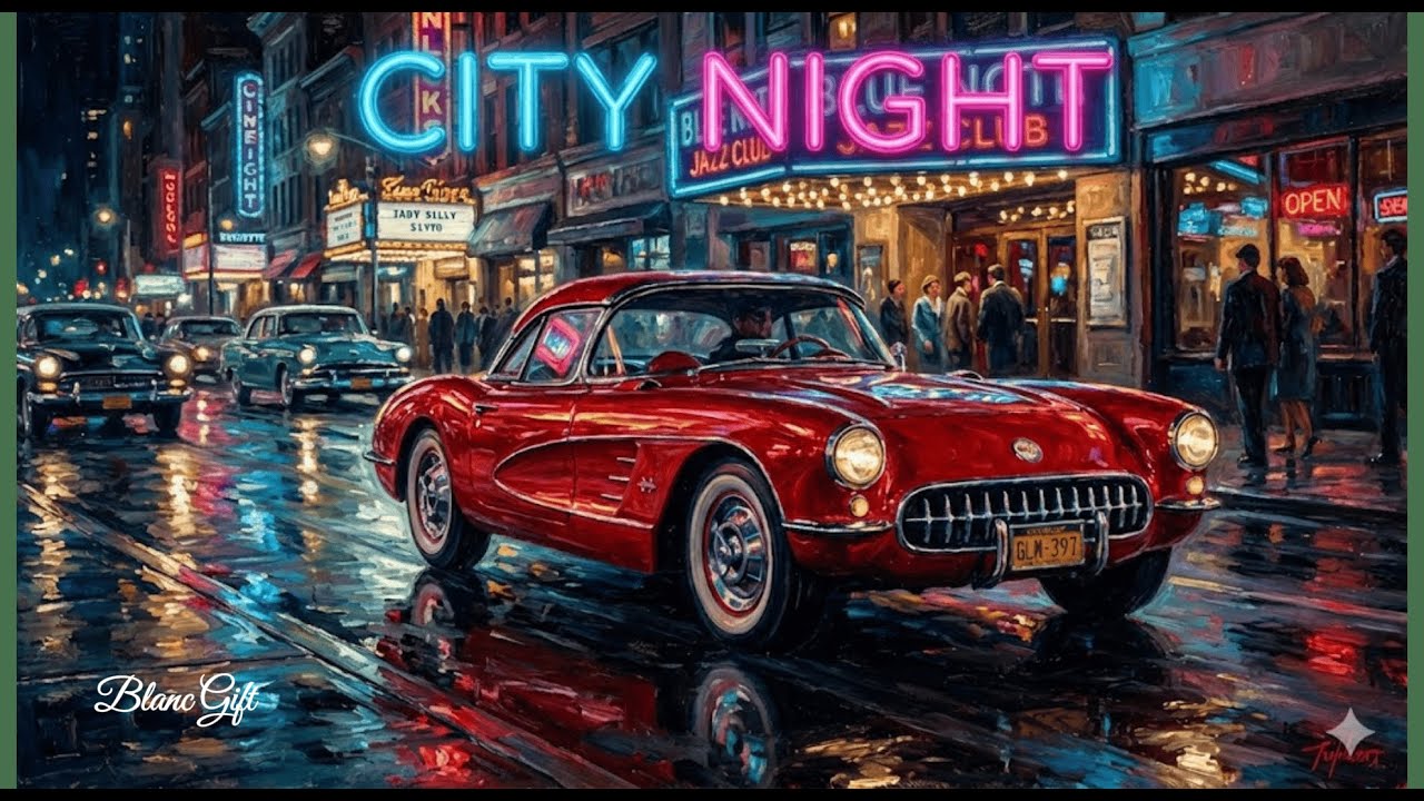 Rainy Night City Drive 🌃 빗소리와 함께하는 드라이브 음악 | Deep Jazz House