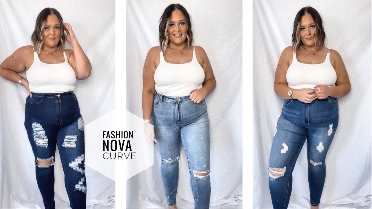 FASHION NOVA CURVE JEANS | TRY ON HAUL | PLUS SIZE