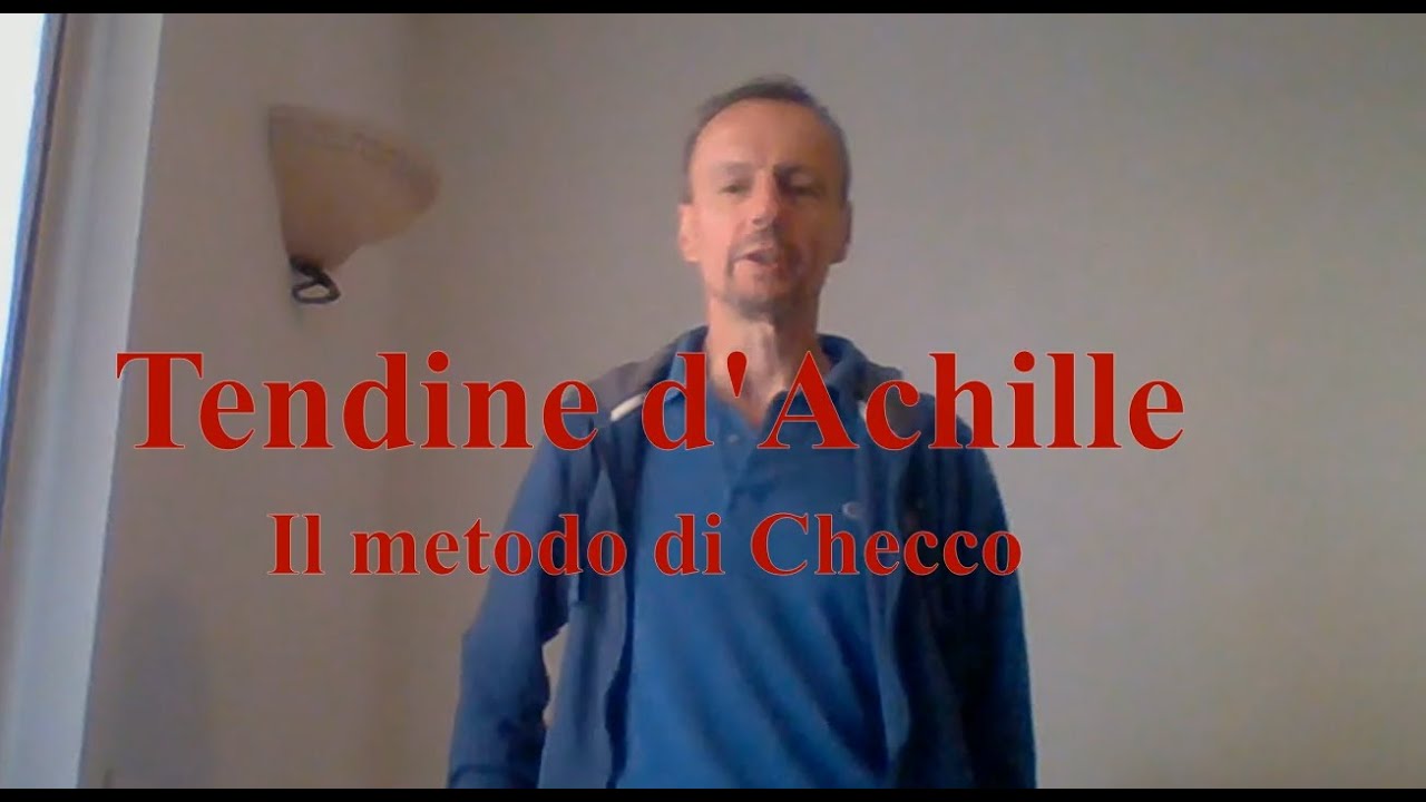 Come mi sono fatto passare l'infiammazione del tendine d'Achille