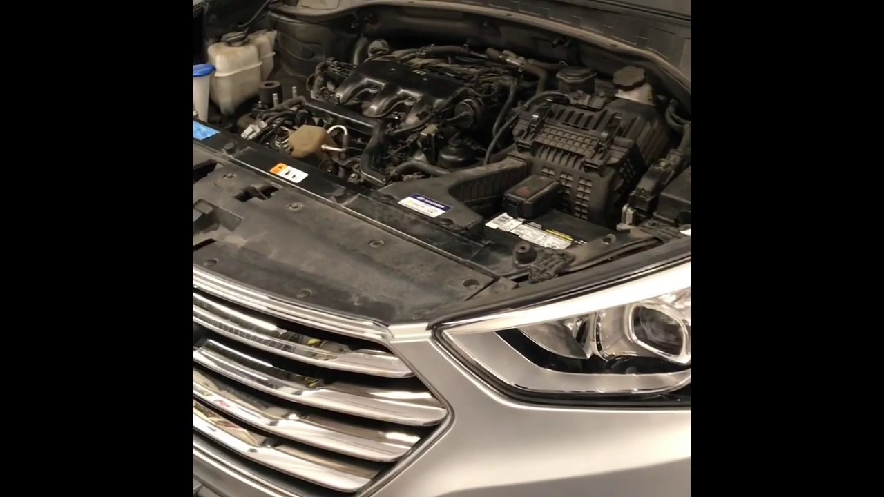 2013 Hyundai Santa Fe crankshaft position sensor replacement with 3.3L engine