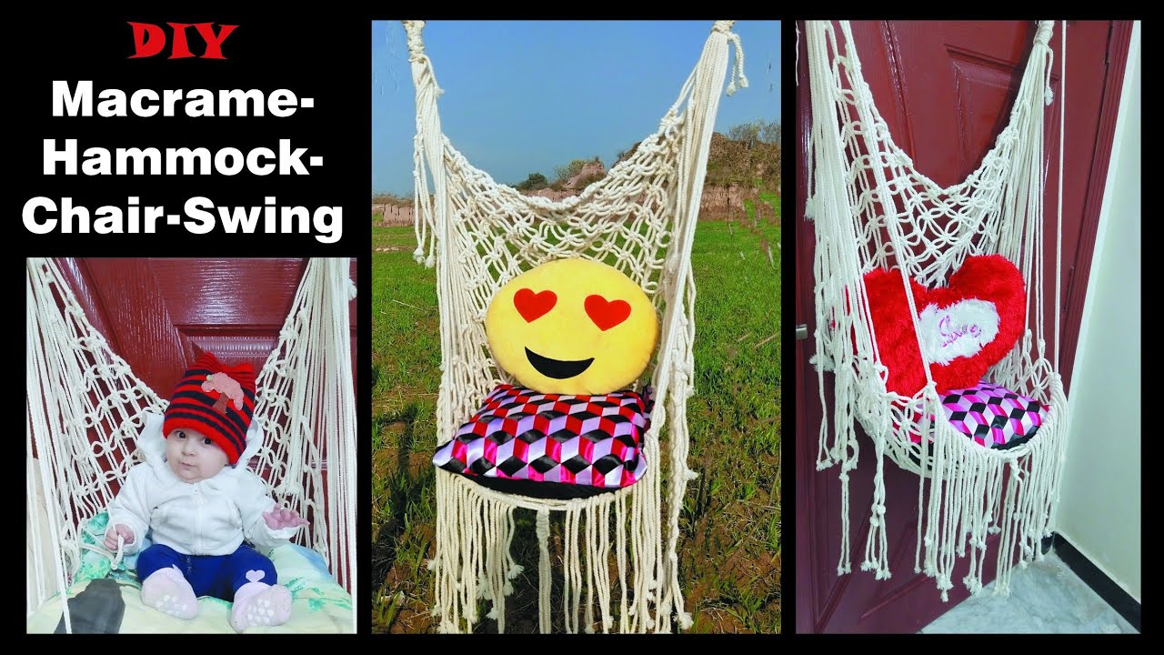 DIY Macrame swing || Easy macrame swing || swing tutorial || ArtHobic