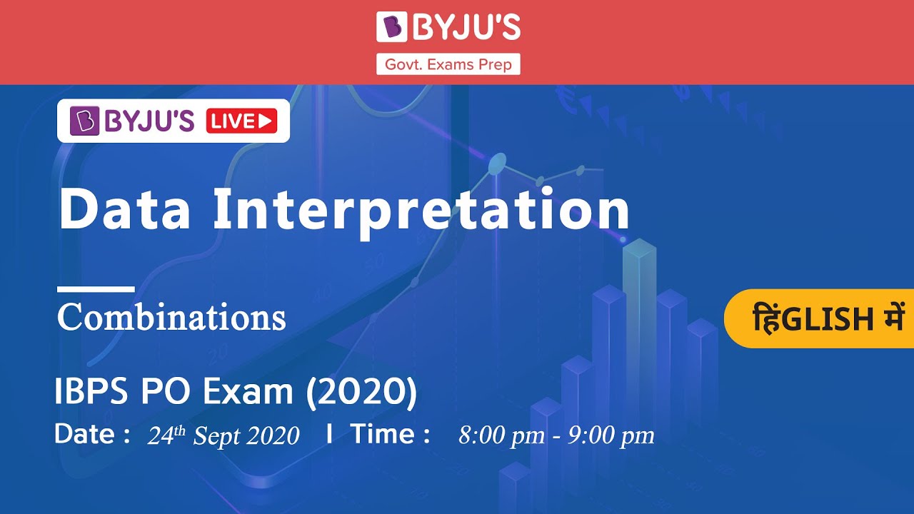 Free Crash Course (IBPS PO Prelims 2020) | Data Interpretation | Combinations
