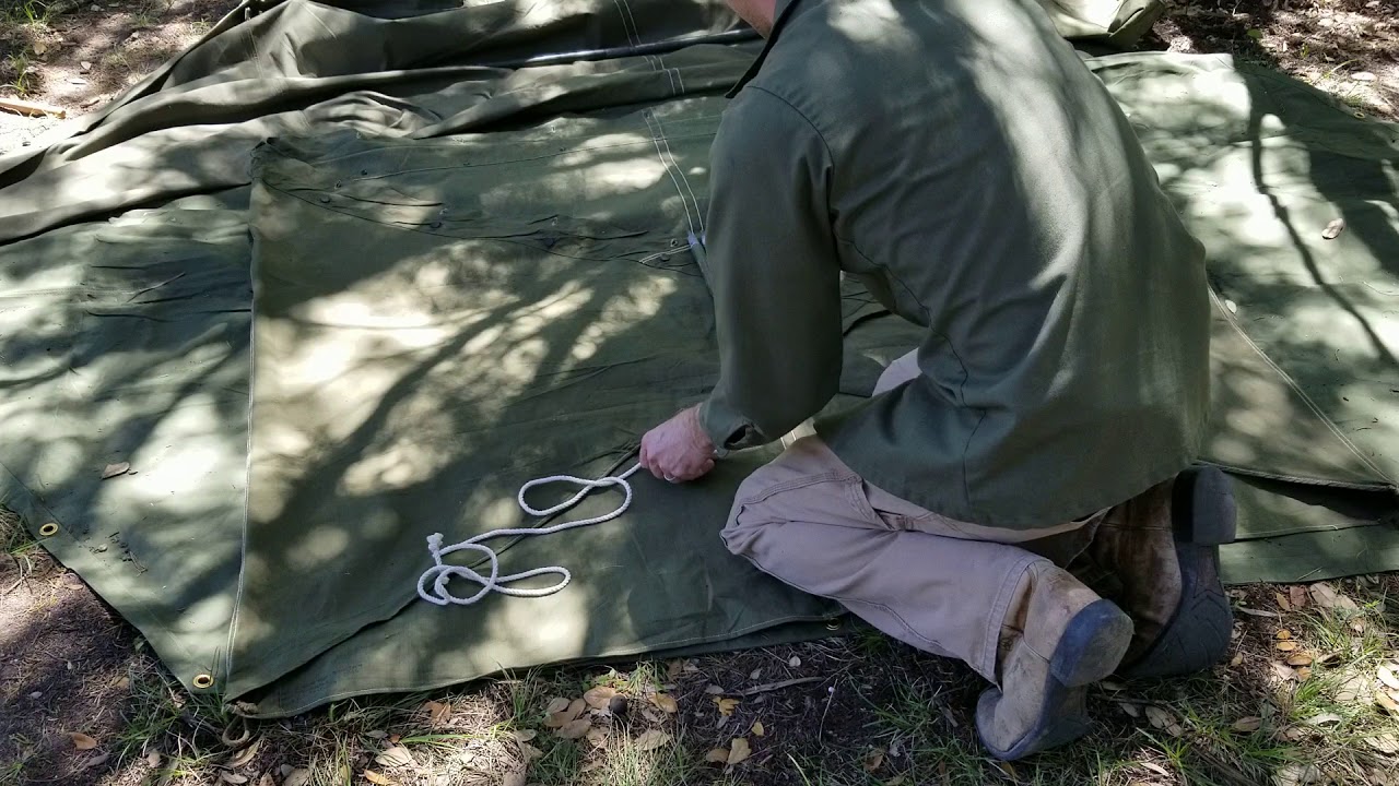WW2 Pup Tents: How to Pack a Shelter Half for your Haversack