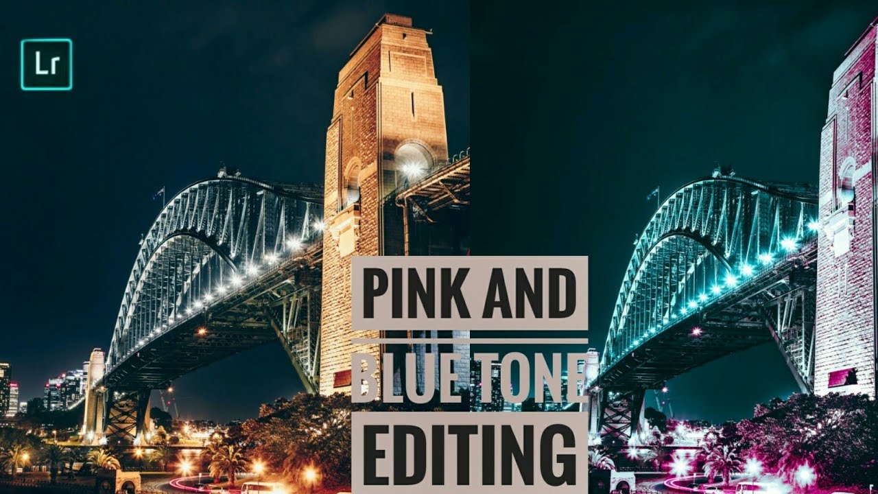 Pink And Blue Tone Editing || Lightroom CC Mobile tutorial || 2018