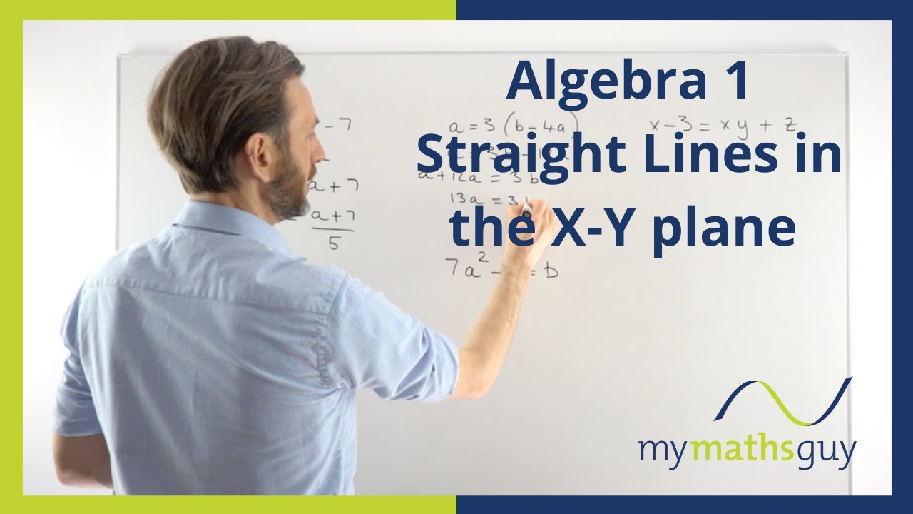 Straight Lines in the X-Y Plane