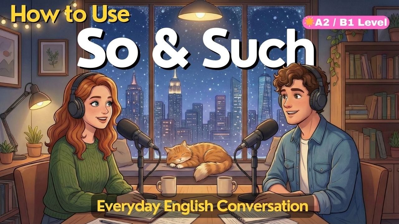 How Native Speakers Use “So vs Such” in Daily English | Speak More Naturally | English Podcast