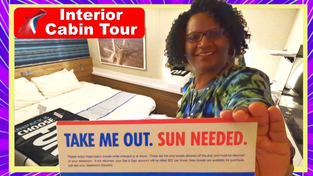 🚢 Carnival Mardi Gras Interior Cabin Tour 9483