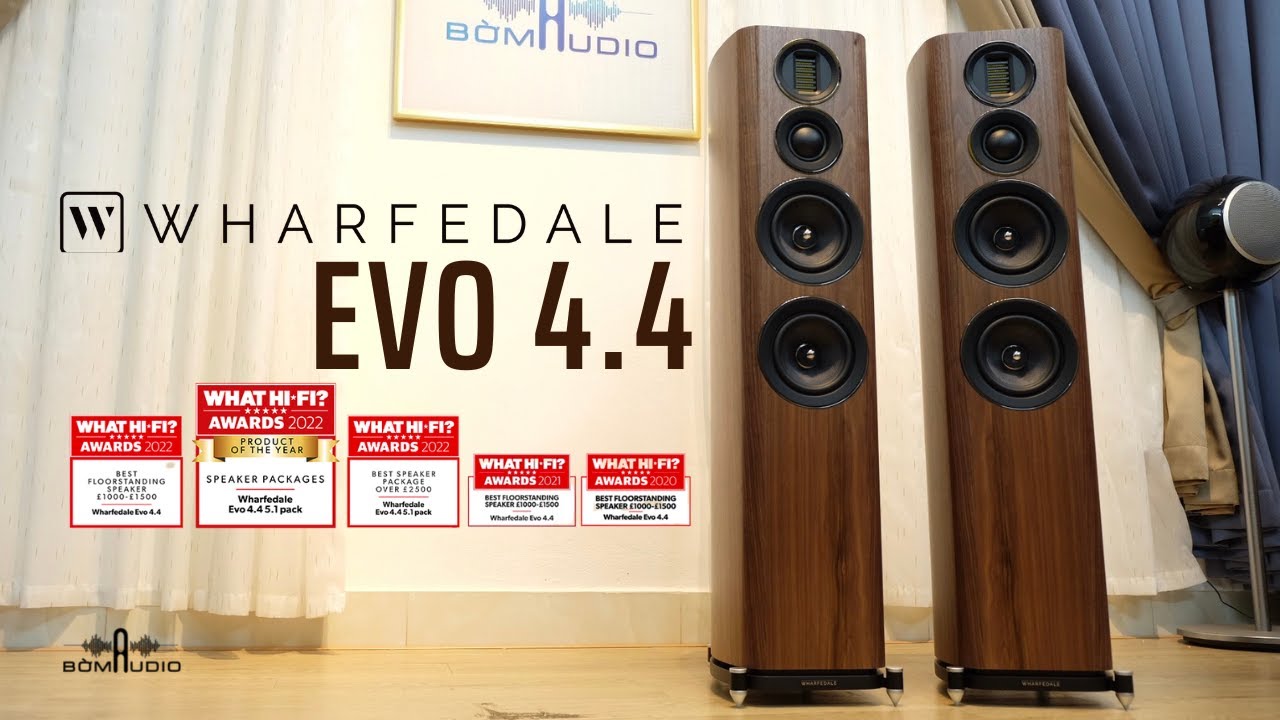 Giải Mã Cặp Loa Cột *5 SAO* WHARFEDALE EVO 4.4 🌟3 Năm Liên Tiếp Tạp Chí Âm Thanh Hàng Đầu Thế Giới