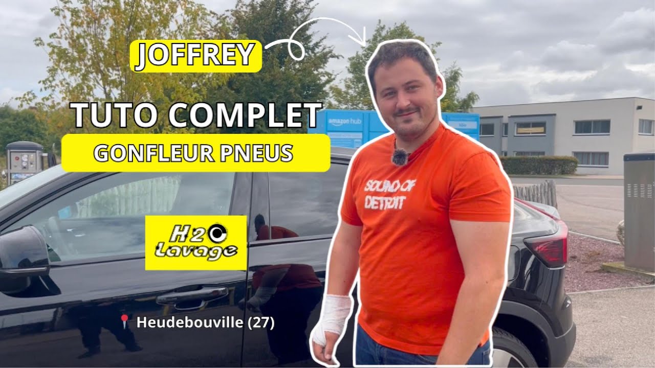 👉 Comment utiliser le gonfleur pneus ? | Tutoriel complet H2O Lavage 🚗💨