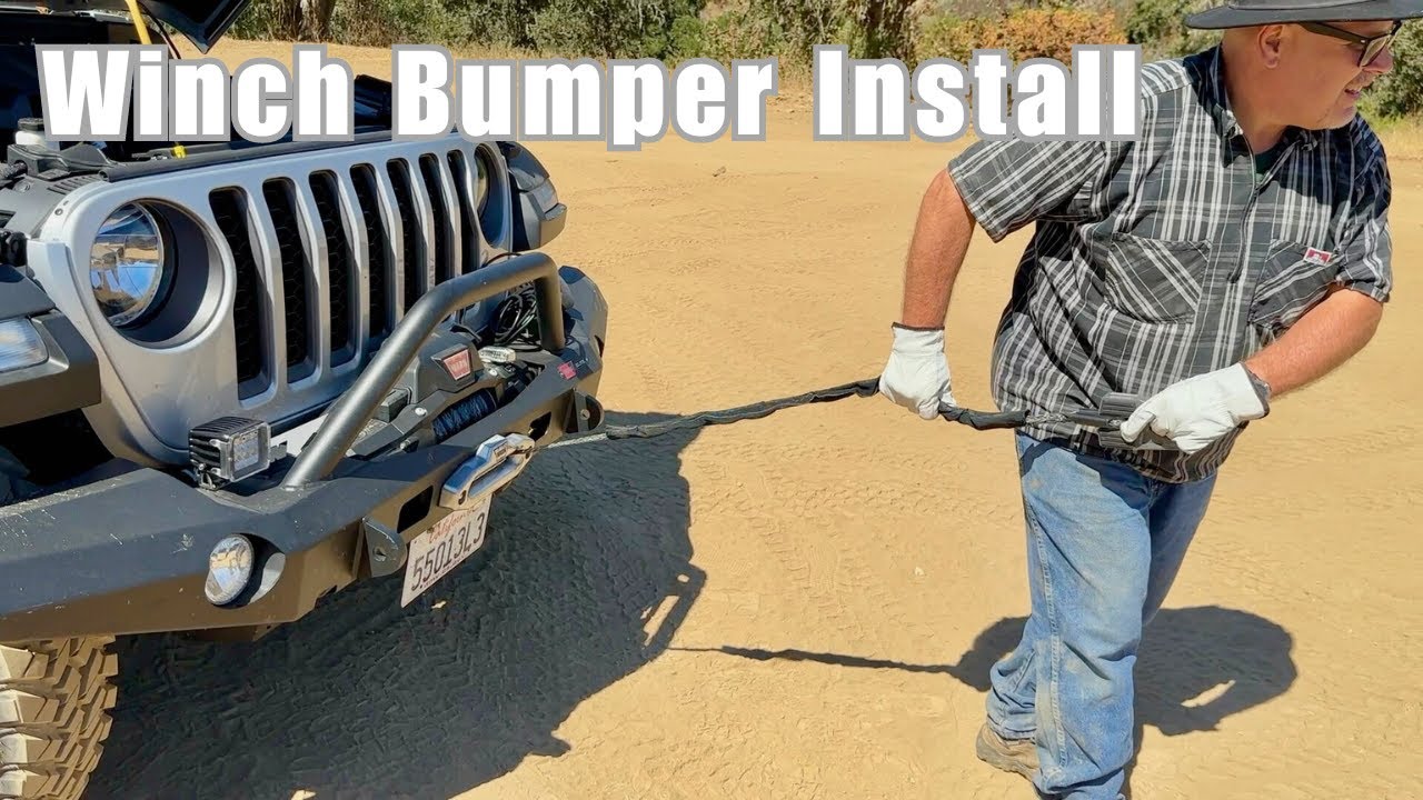 How To: Install Warn Winch & Bumper On Jeep JT/JL Rubicon
