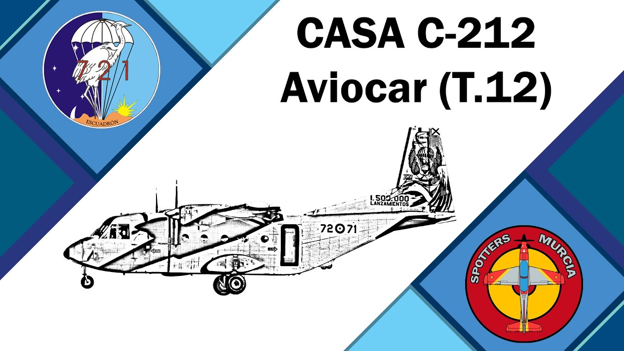 Aviocar con librea conmemorativa.