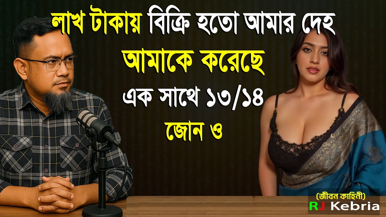 লাখ টাকায় বিক্রি হতো আমার দেহ আমাকে করছে এক সাথে ১৩/১৪ জন ও.. Rj kebria story open