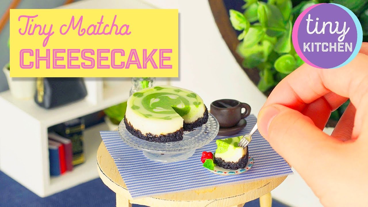 Tiny Matcha Cheesecake | Tiny Kitchen Japan