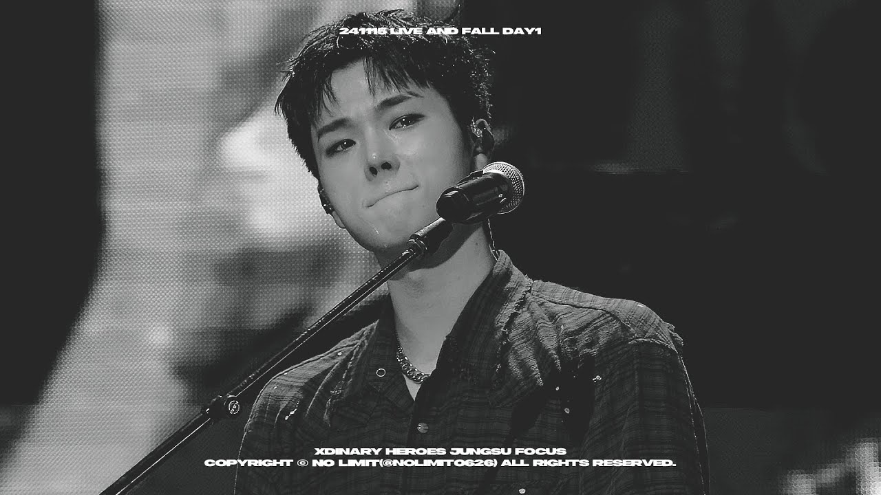 [4K] 241115 〈LIVE and FALL〉 'PLUTO + 어리고 부끄럽고 바보 같은' Xdinary Heroes 정수 Jungsu Focus