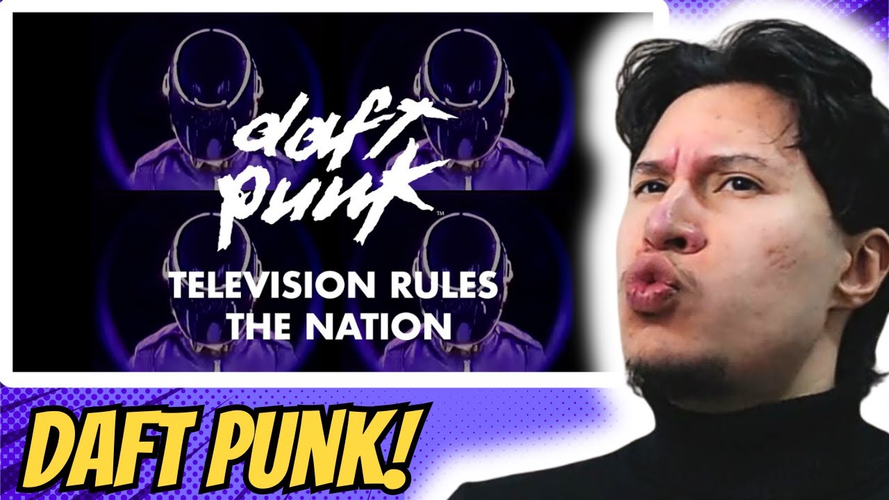 РЕАКЦИЯ АРТИСТА! | Daft Punk – Television Rules the Nation (официальное видео)