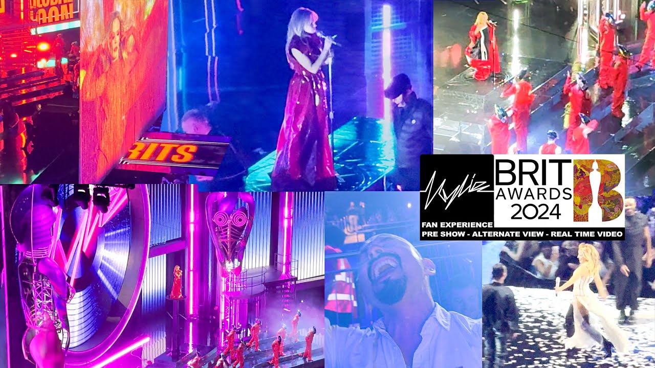 Kylie Minogue BRIT Awards 2024 Unseen Footage FAN Experience (Global Icon Award Alternate View)