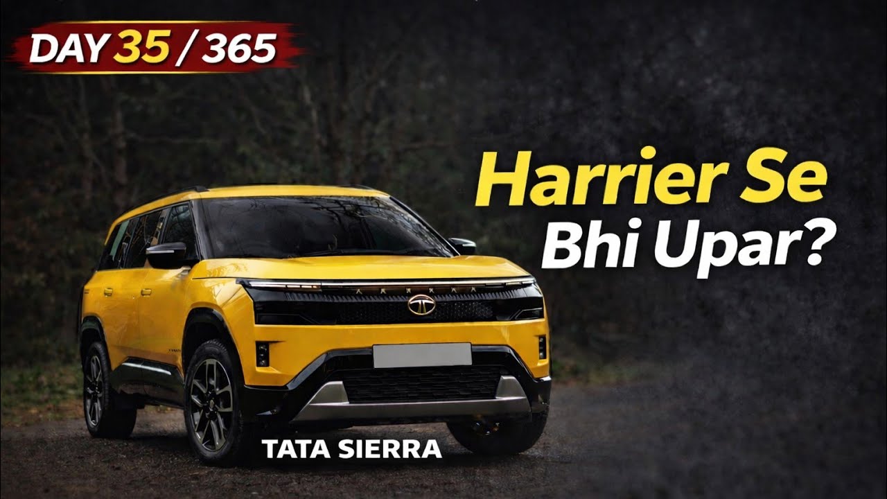 Maine Chalayi Tata Sierra 🔥– day 35/365 #yashhonwheels 