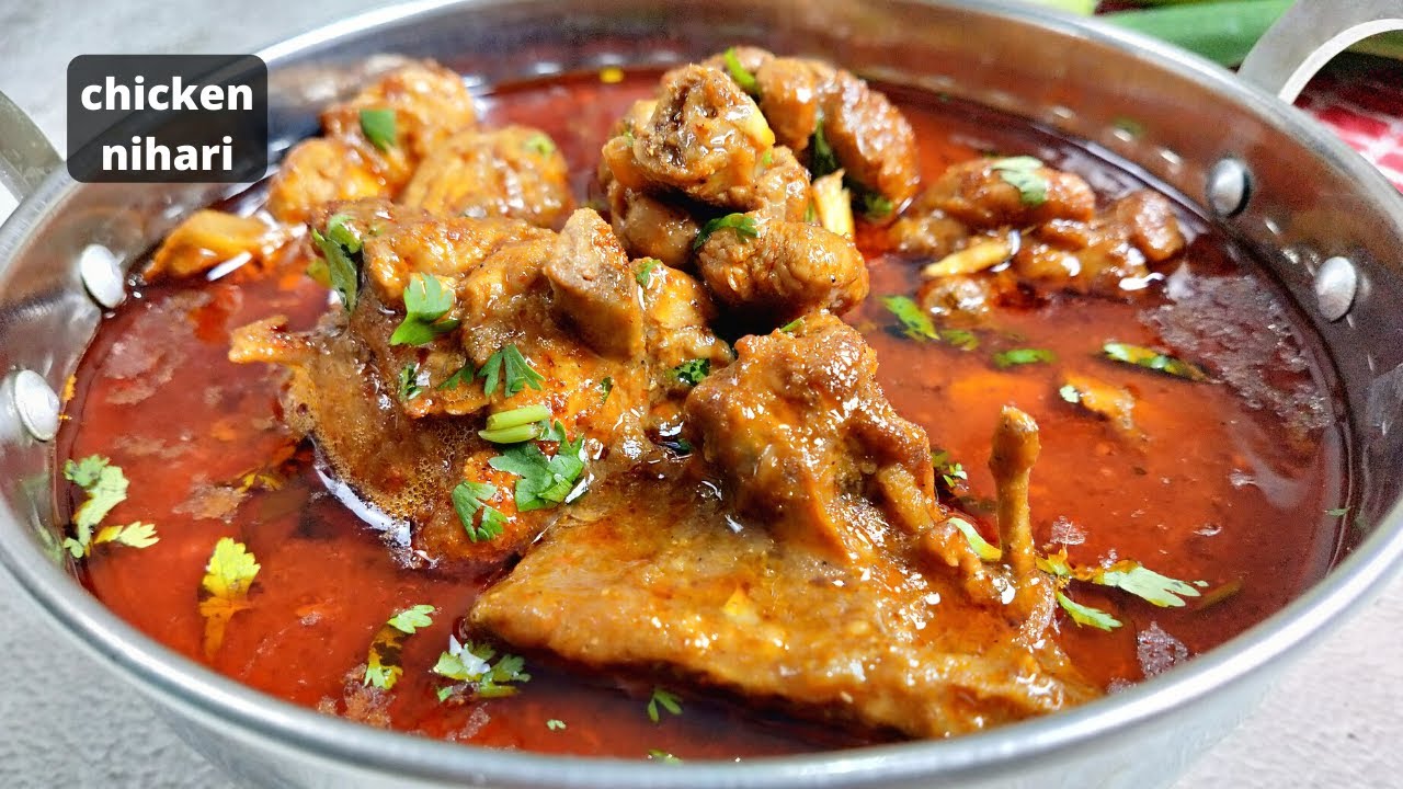 Delhi Famous Chicken Nihari – Murg Nihari – चिकन निहारी Foodiefriend