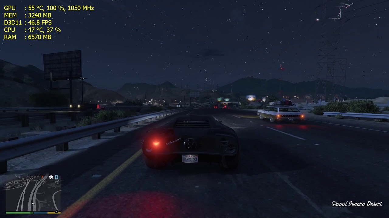 R9 Fury X | GTA V 4K Very High GAMEPLAY