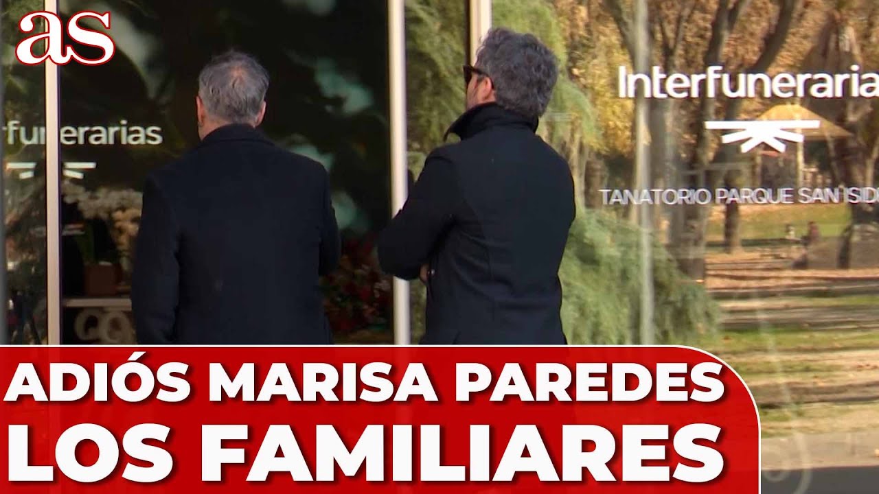 FAMILIARES y amigos de MARISA PAREDES dan el ÚLTIMO ADIÓS a la ACTRIZ