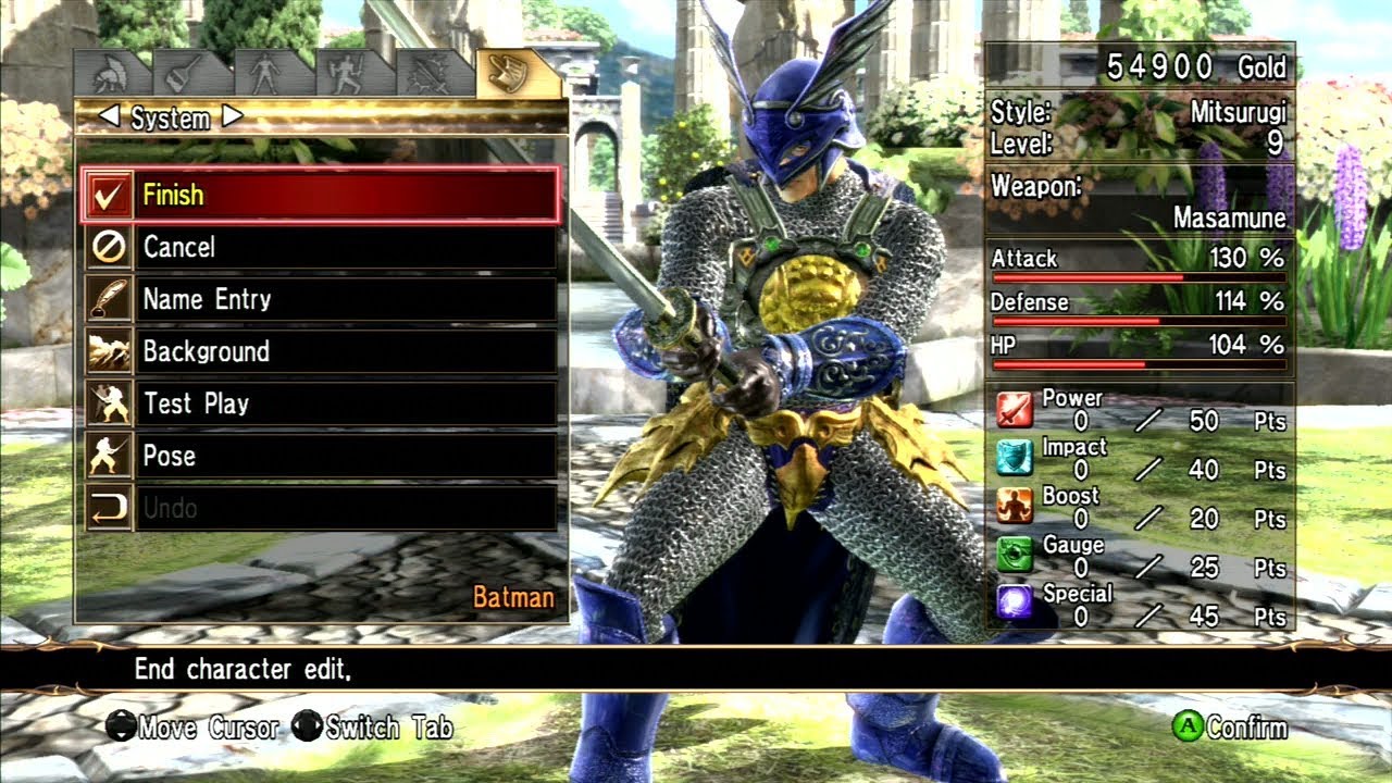 Soul Calibur 4 (XBox360)  Created Characters Nostalgia