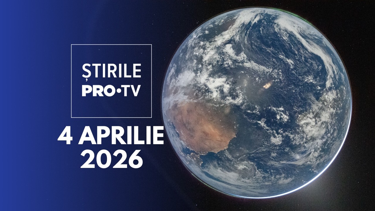 Știrile PRO TV - 4 Aprilie 2026 | Păm&acirc;ntul văzut de pe nava Artemis