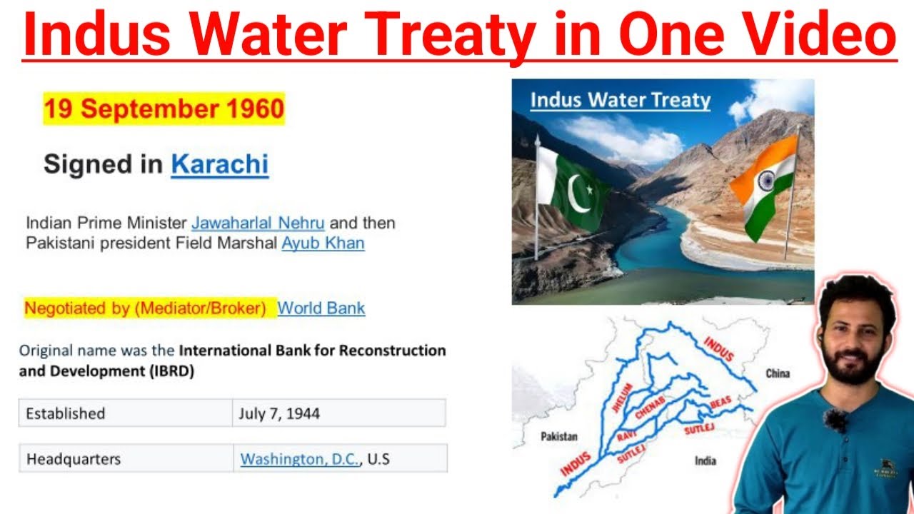 Indus Water Treaty in One Video ||  Latest Events and Impact on Economy 🔥 JKP Constable Exam #jkssb