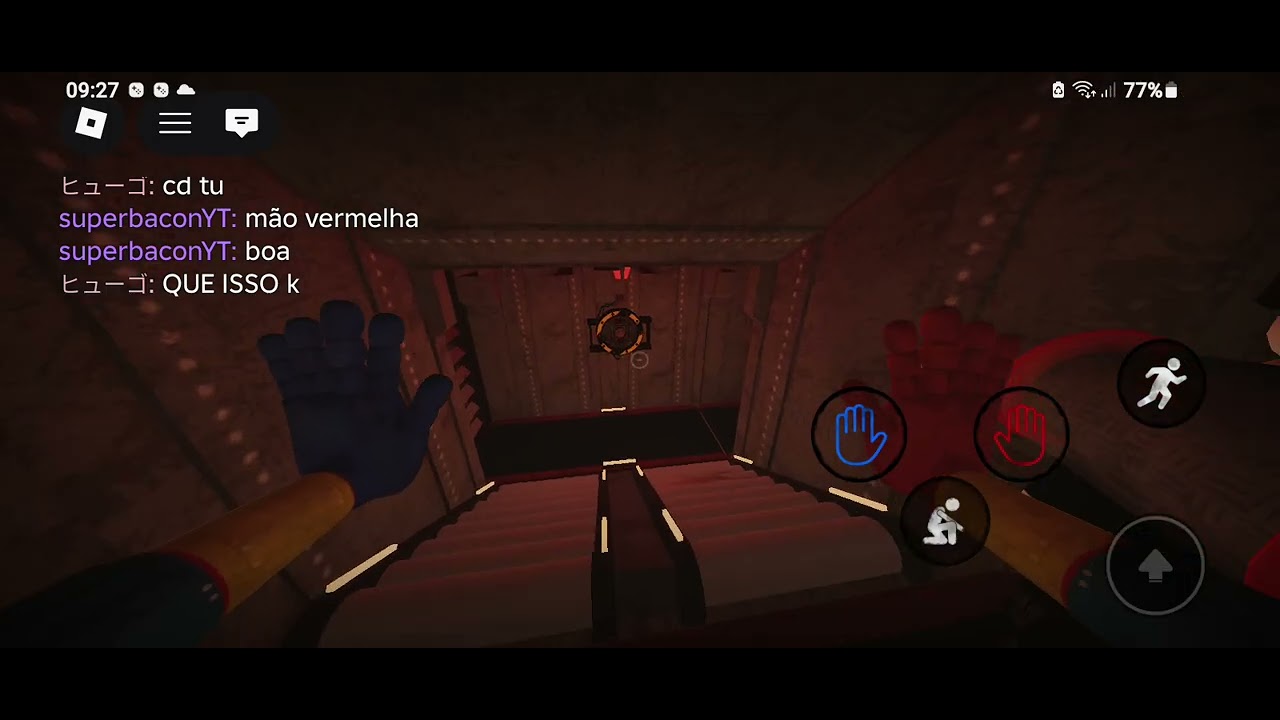 Poppy 1 no roblox com meu amigo 