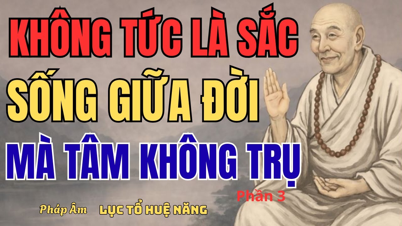 Không tức là sắc – Con đường trở về đời sống vô trụ | Pháp Âm Lục Tổ Huệ Năng