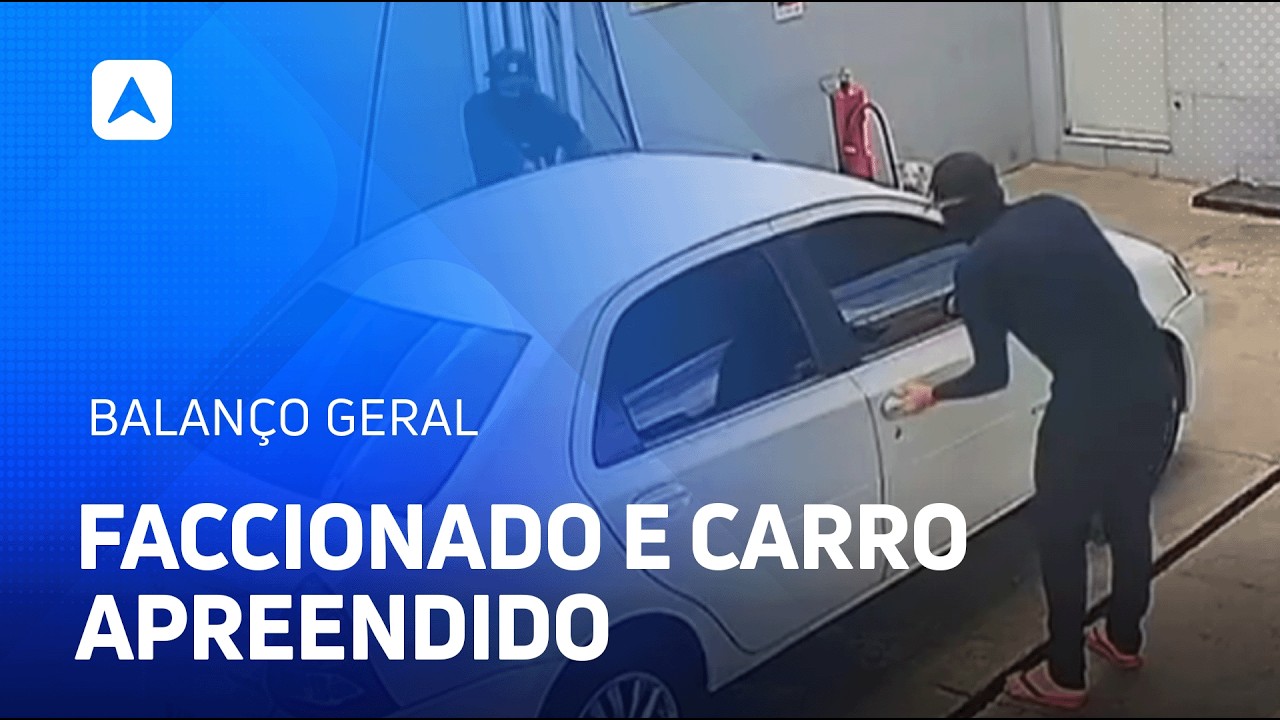 Pol&iacute;cia prende faccionado e apreende carro usado em assalto