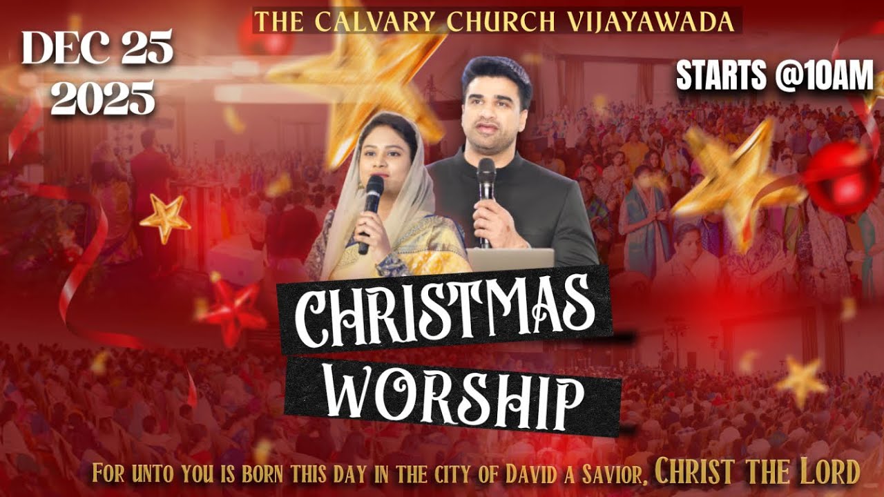 Christmas Worship | The Calvary Church Vijayawada | Dec 25 2025 | #christmas #nmichaelpaul #tccv