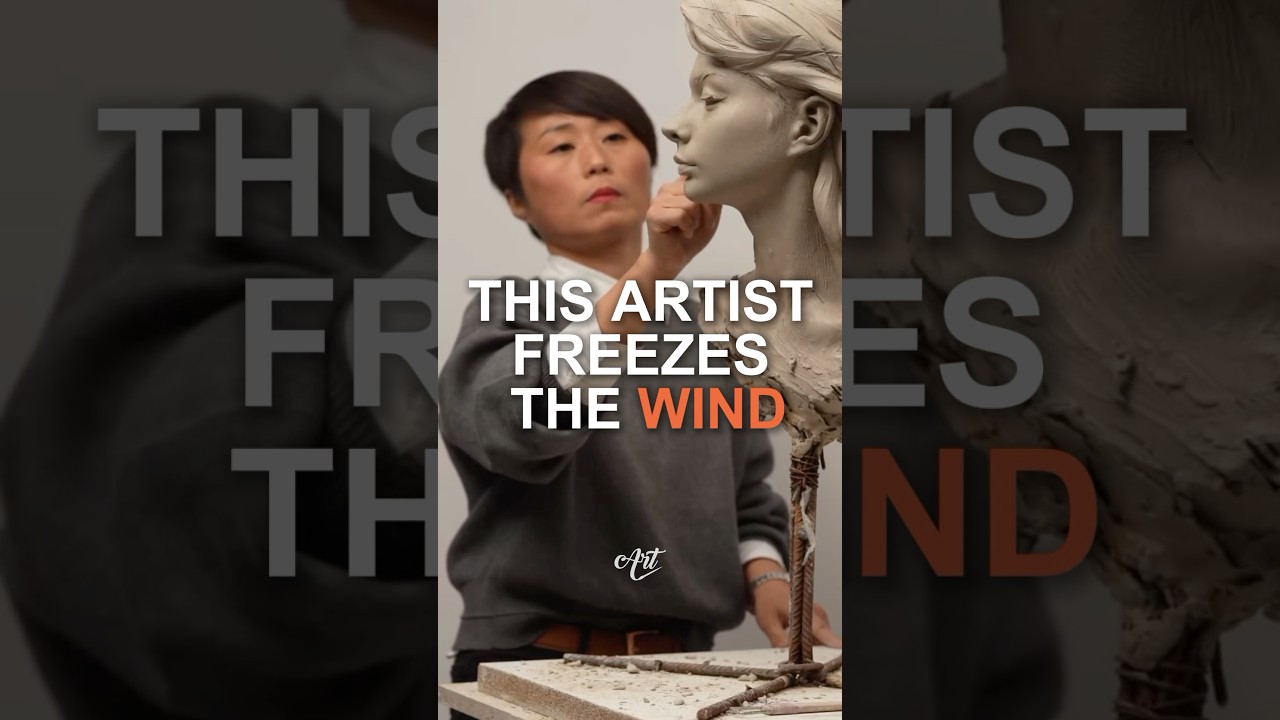 Bronze Sculptures Frozen In The Wind @luo_li_rong_art 