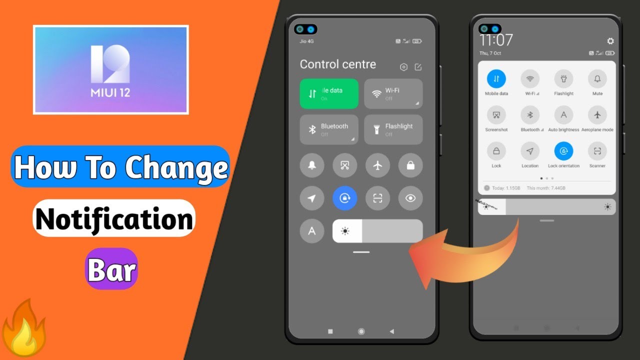 How To Change Notification Bar MIUI 12 || Enable MIUI 12 Hidden Features