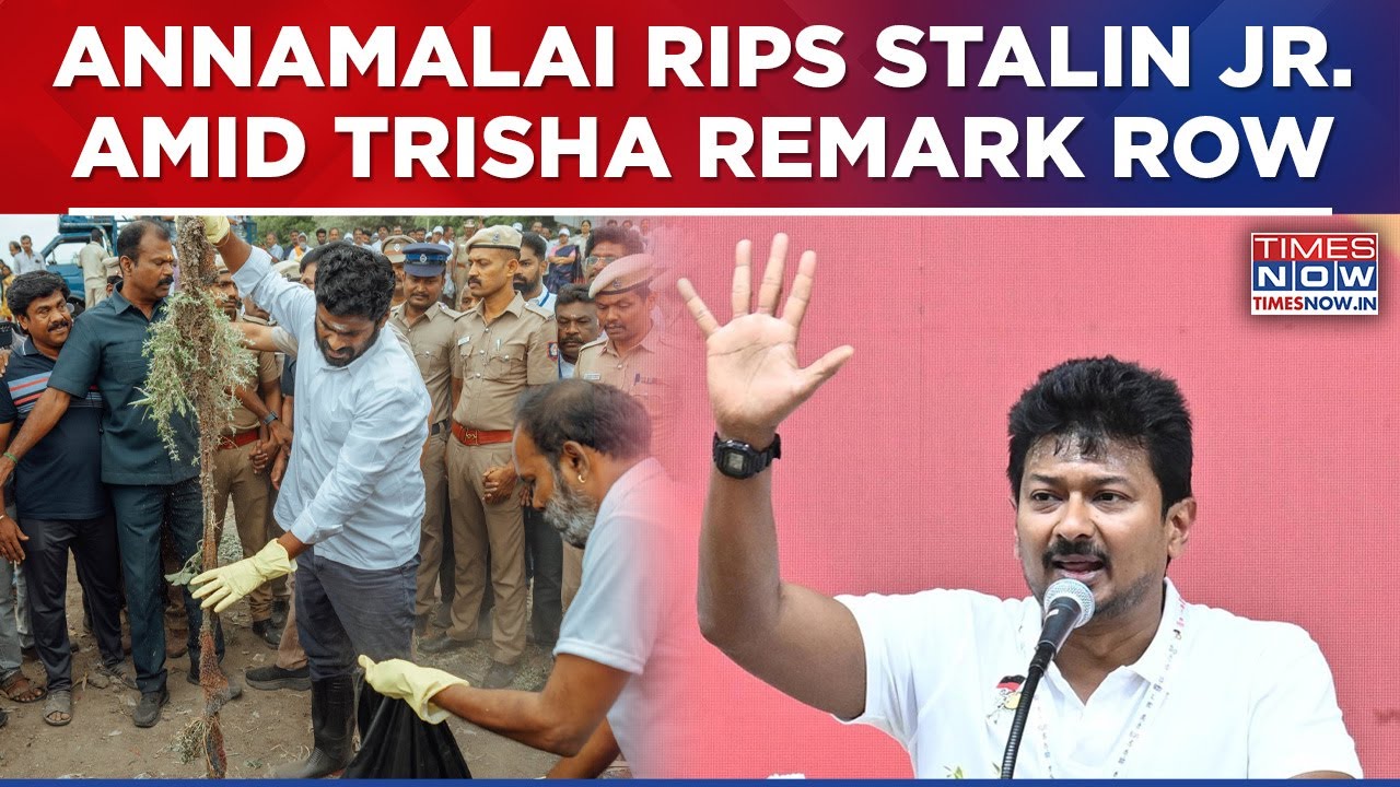 Annamalai Slams Udhyanidhi Stalin Over Trisha Remark, Calls DMK Leader's Speech 'Worse Than...'