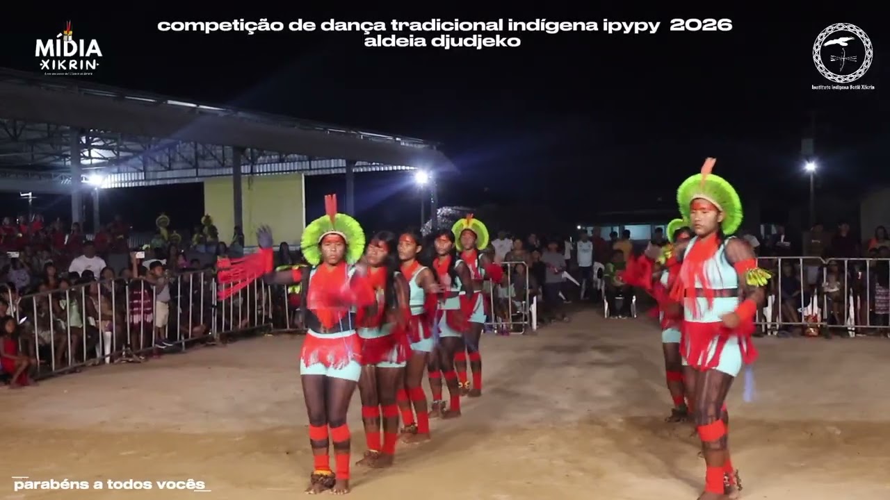 Competição de dança tradicional indígena Ipypy 2026. Aldeia Djudjeko 
