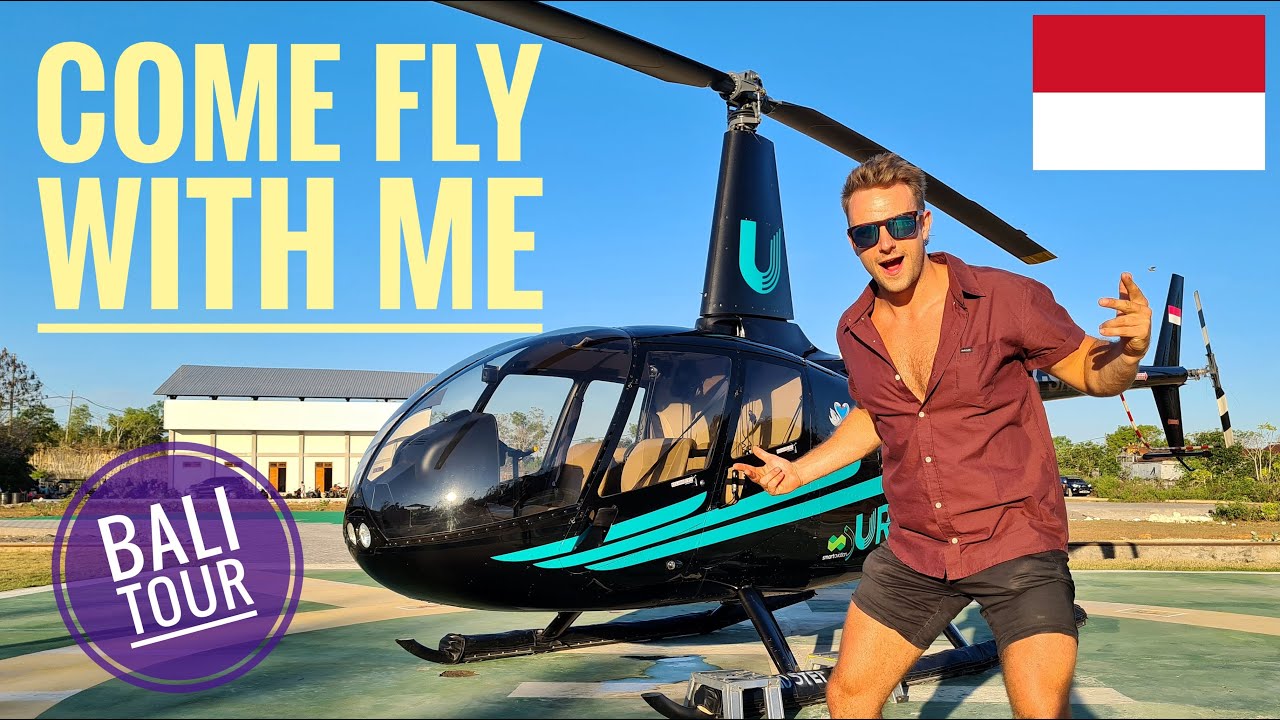 HELICOPTER TOUR! Bali from the Sky.