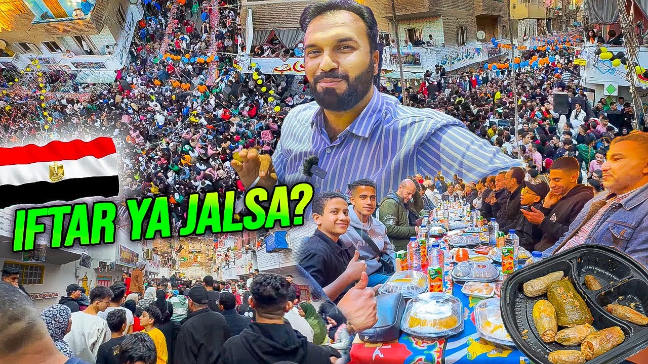 EGYPT 🇪🇬 Ki Sab Se Bari IFTAR - More than 6 KM Long 🤯Ramadan In Egypt